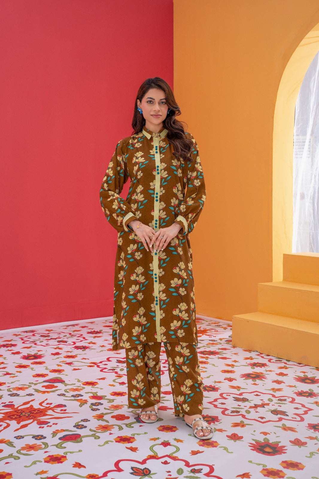 Printed Linen Two-Piece – Bana Dora Allover