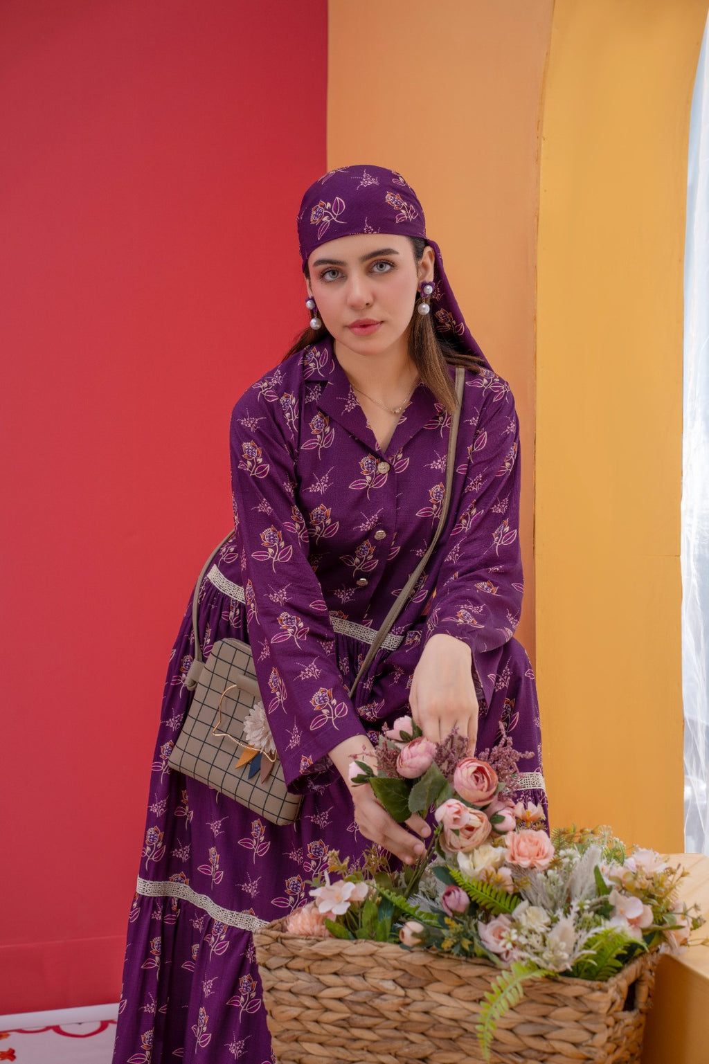 Printed Linen Two-Piece – Bana Dora Allover