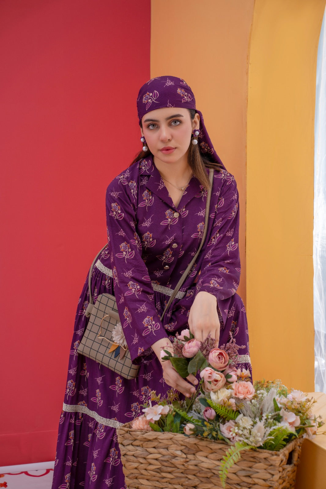 Printed Linen Two-Piece – Bana Dora Allover