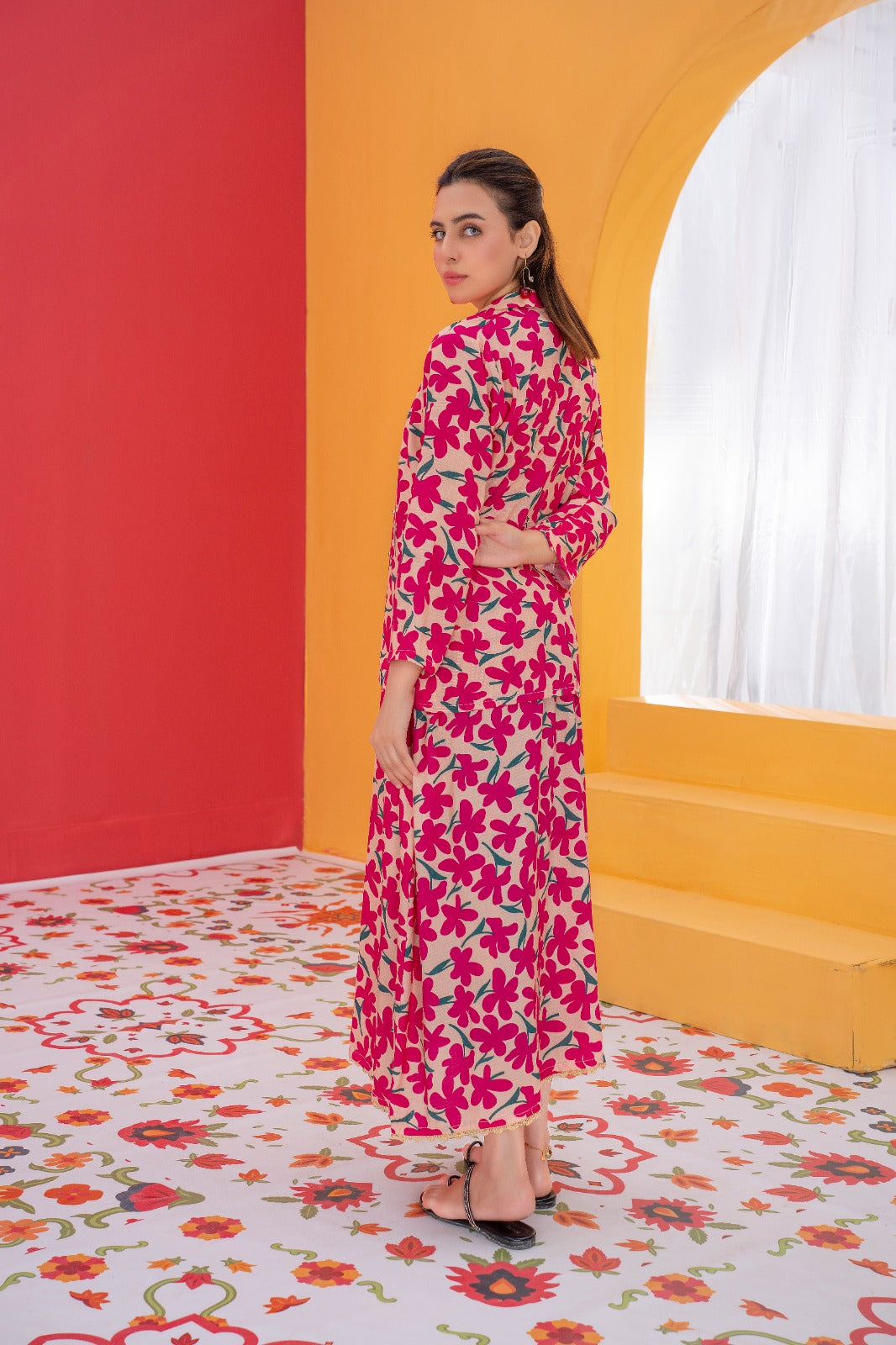 Printed Linen Two-Piece – Bana Dora Allover